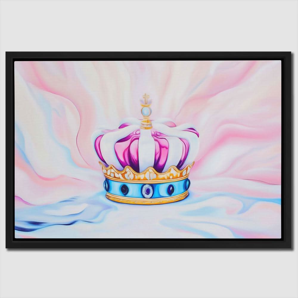 Pillows of Power - Blue Feminine Canvas Print