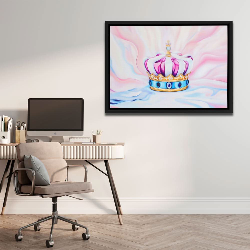 Pillows of Power - Blue Wall Art for Women’s Office Art