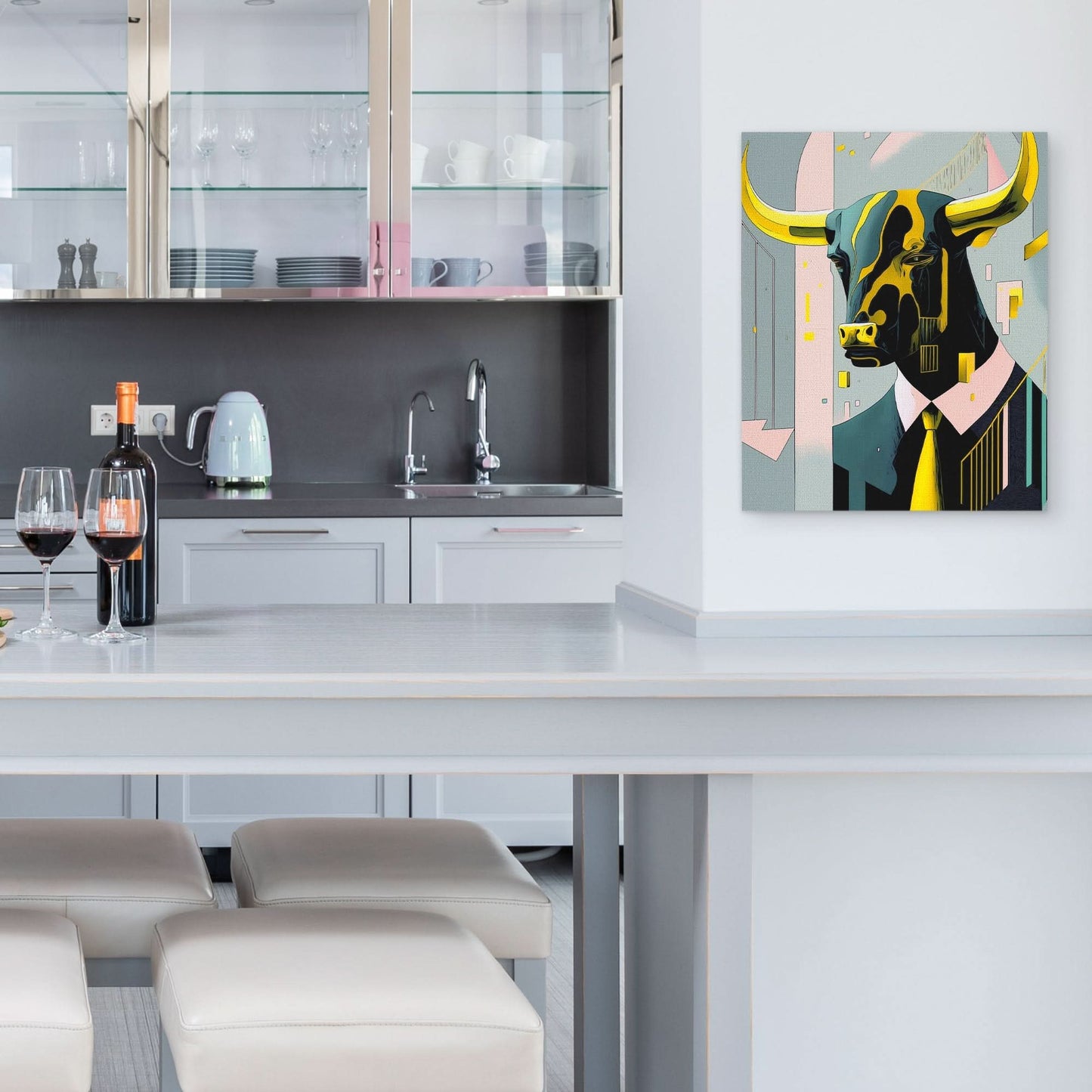 Pink Collar Affair - Luxury Wall Art