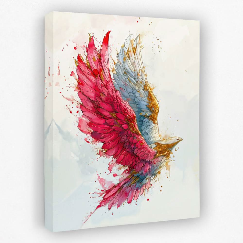 Pink Hawk - Luxury Wall Art
