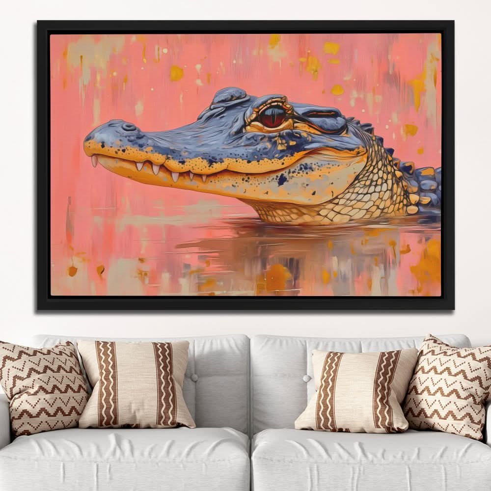 Pink Predator - Large Canvas Print