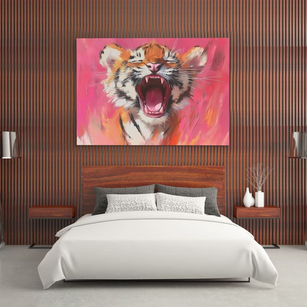 Pink Pride - Large Abstract Canvas Print
