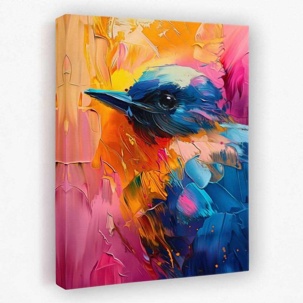 Pink Promise - Bird Canvas Wall Art