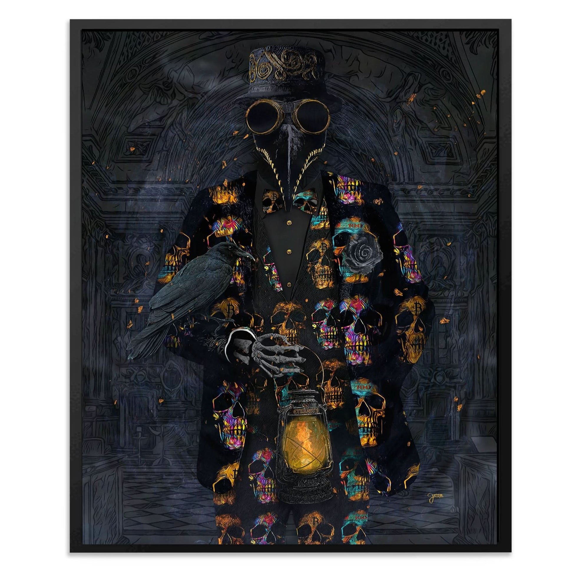 Plague Skulls - Fantasy Canvas Wall Art