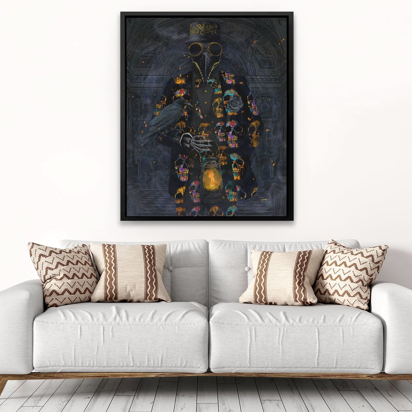 Plague Skulls - Crypto Art for Living Room