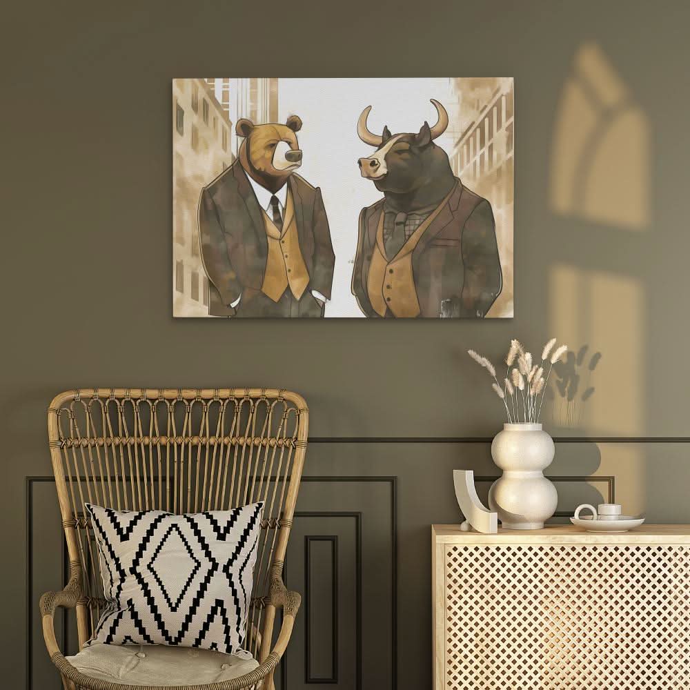 Pocket Change - Bear Art for Living Room