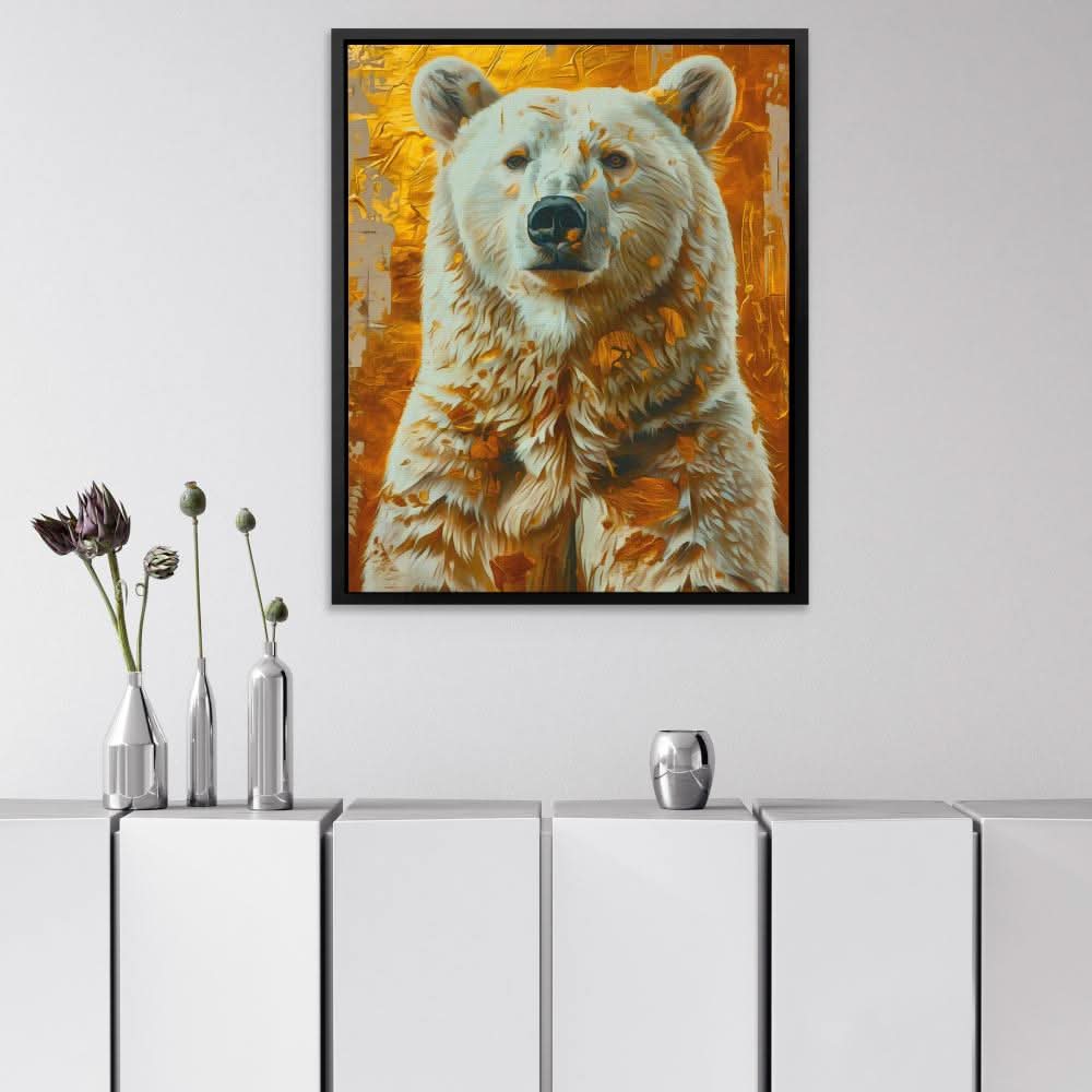 Polar Bear Dream - Large Canvas Print