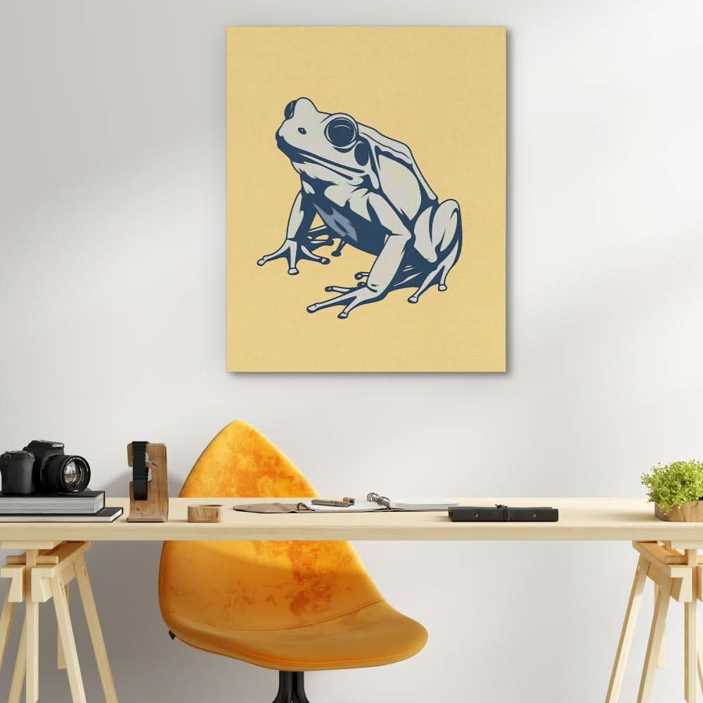 Pond Prince - Minimalist Canvas Wall Art