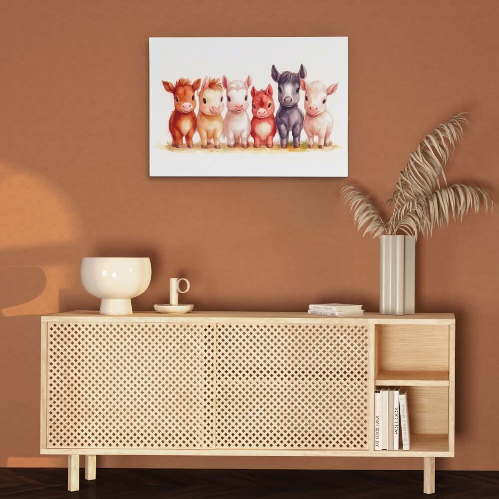 Pony Pals - Large Canvas Print