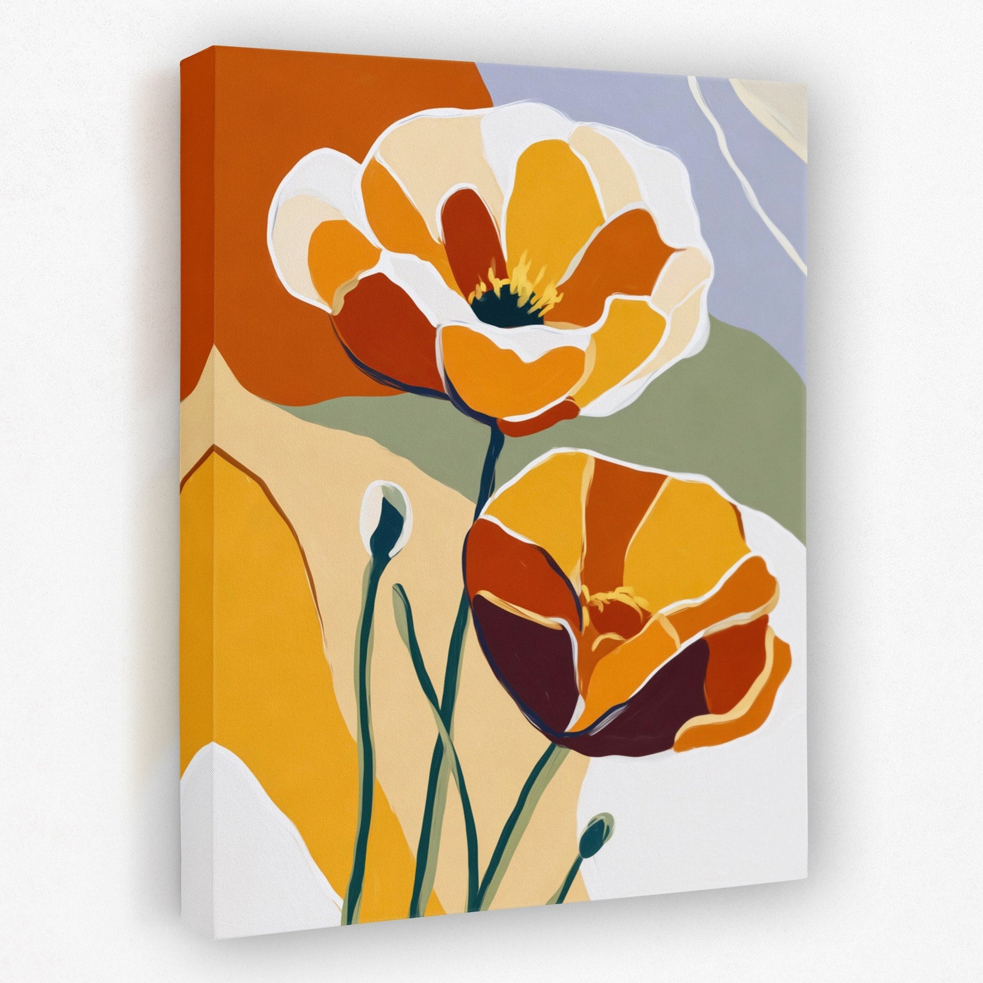 Poppy Autumn Glow - Luxury Wall Art