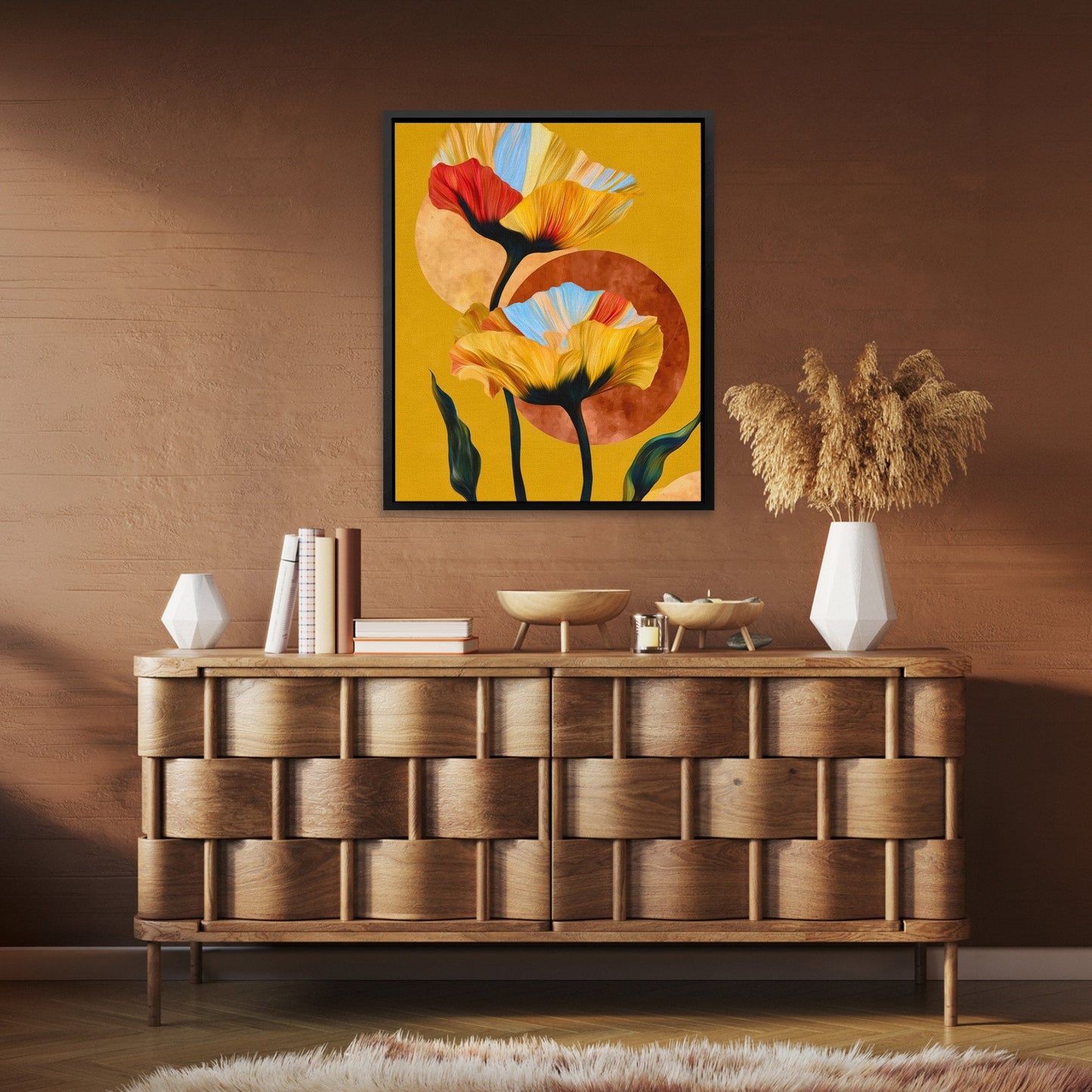 Poppy Dawn Symphony - Luxury Wall Art