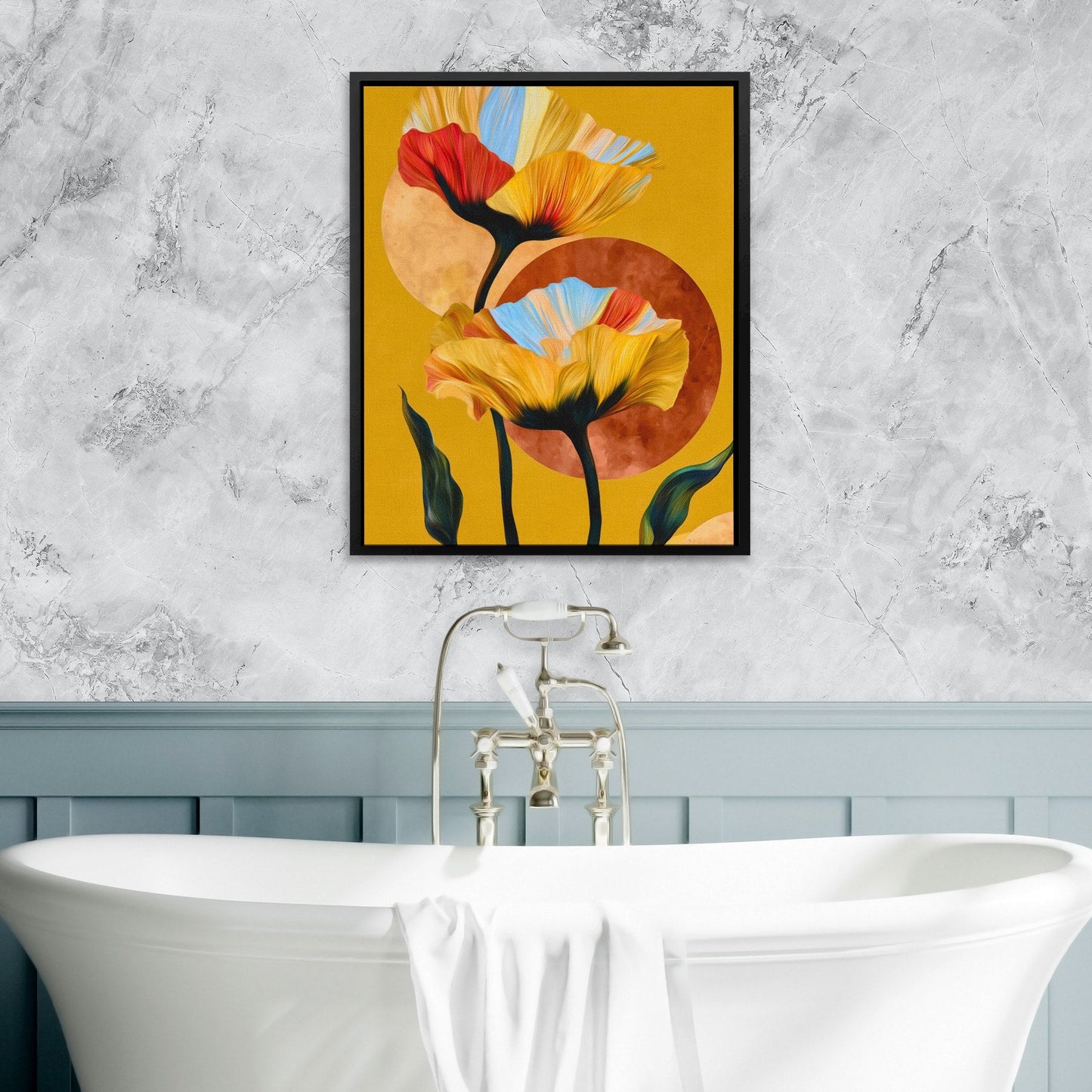 Poppy Dawn Symphony - Luxury Wall Art