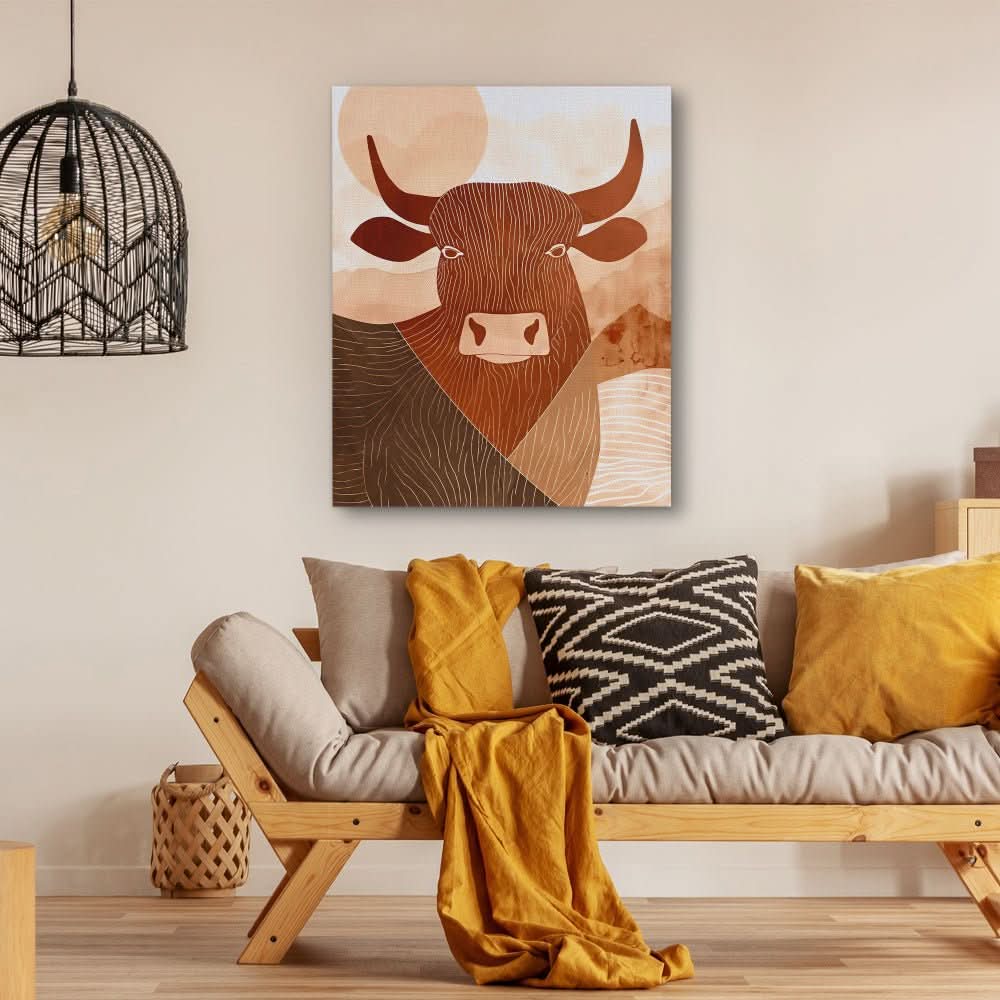 Power Abstracted - Abstract Wall Art in Black Frame