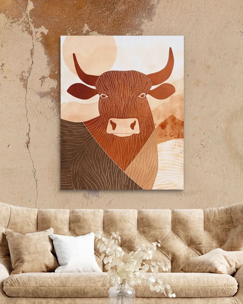 Power Abstracted - Man Cave Wall Art in Black Frame
