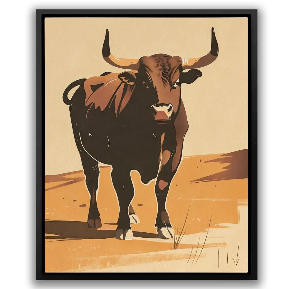 Power in Simplicity - Beige Country and Farm Canvas Print