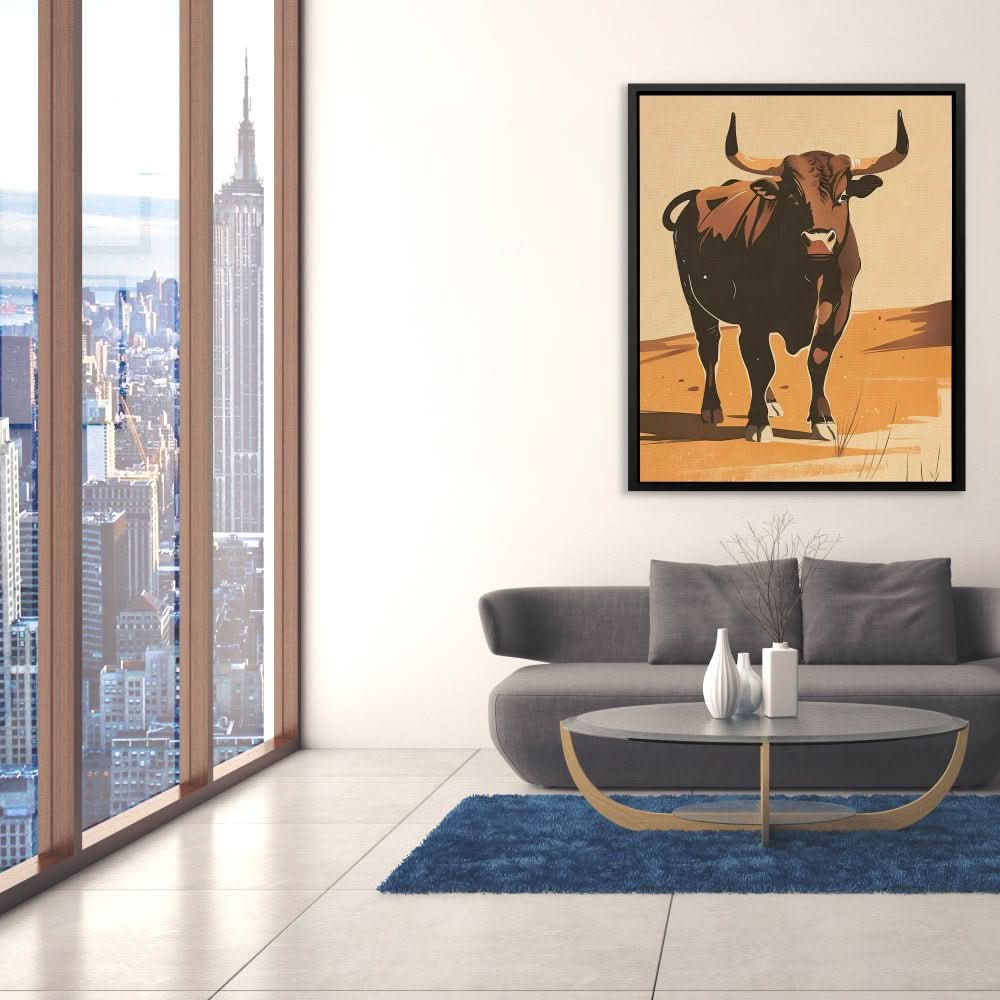 Power in Simplicity - Country and Farm Wall Art in Black Frame