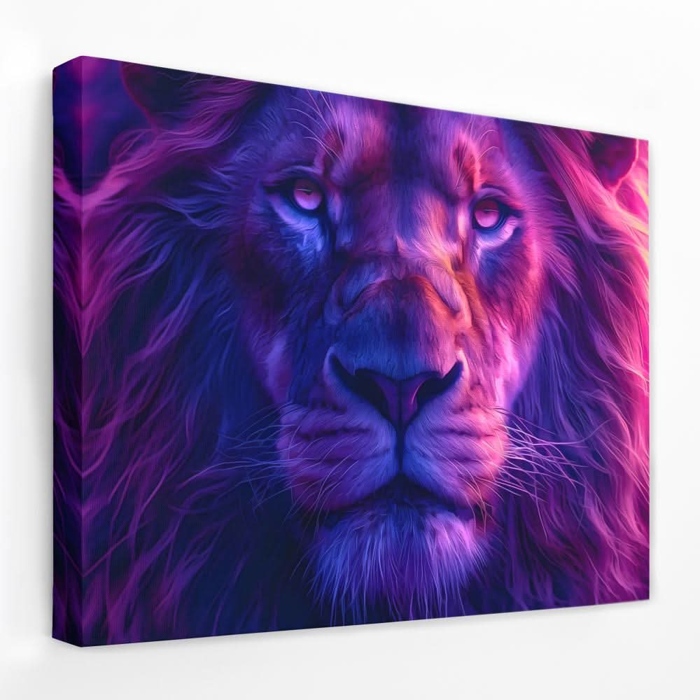 Power of the King - Animals Canvas Wall Art