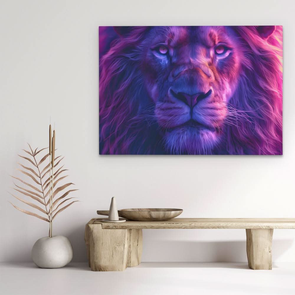 Power of the King - Large Maximalist Canvas Print