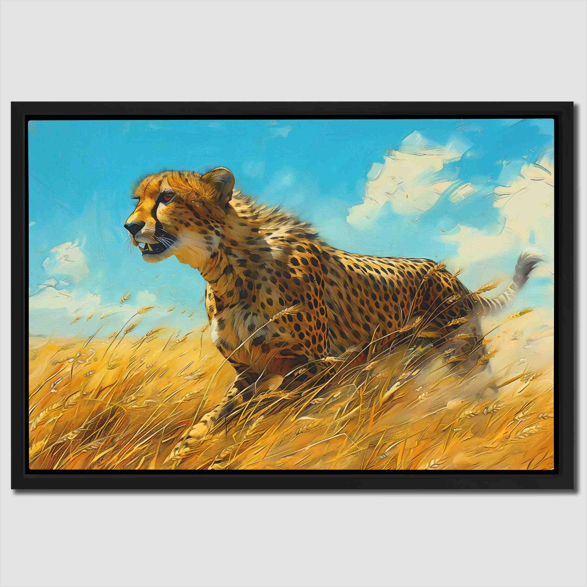 Prairie Cheetah - Africa Art for Living Room