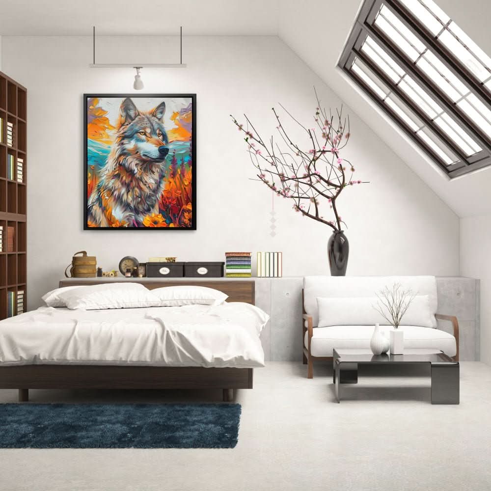 Prairie Wolf - Country and Farm Art for Bedroom