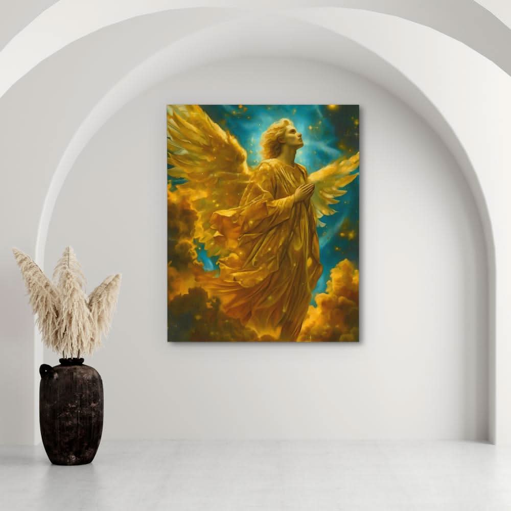 Praying for Life - Wall Art in Black Frame