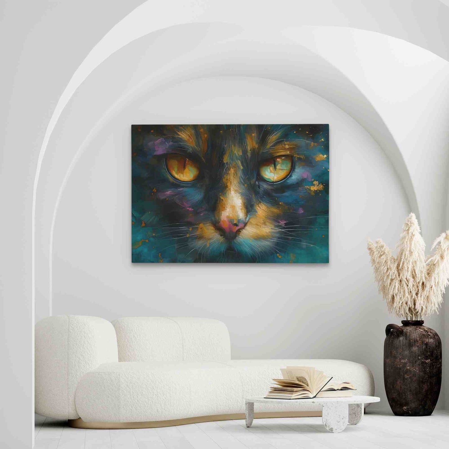 Precious Purr - Large Canvas Print