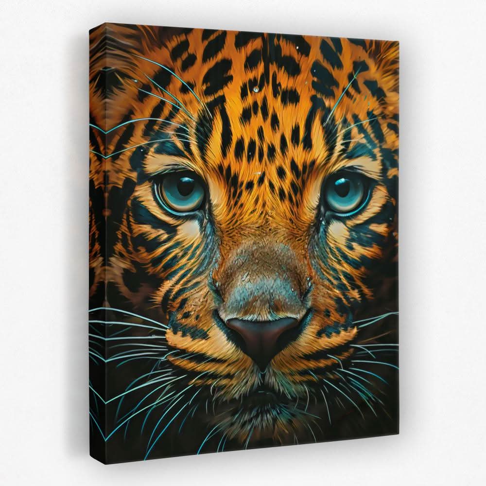 Predatory Pounce - Animals Canvas Wall Art