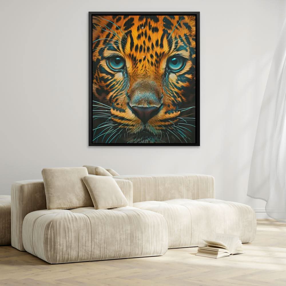 Predatory Pounce - Large Canvas Print