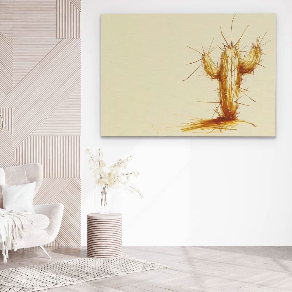 Prickly Cactus - Doodle Art for Bedroom
