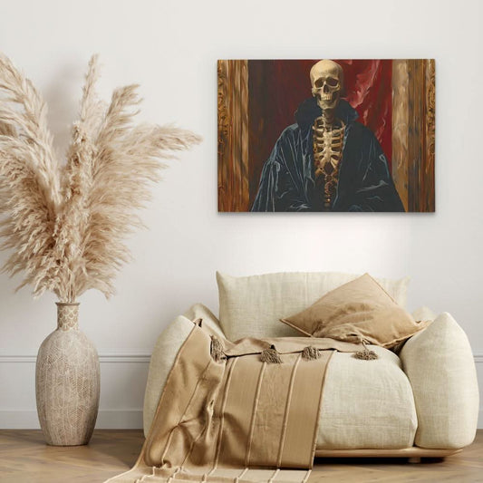 Prince of Darkness - Gothic Wall Art in Black Frame