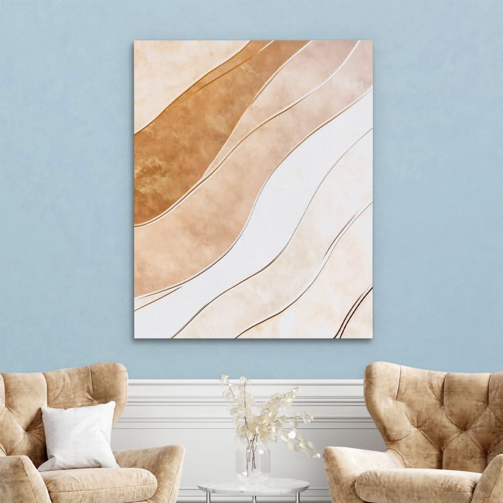 Prismatic Innocence - Minimalist Neutral Canvas Wall Art