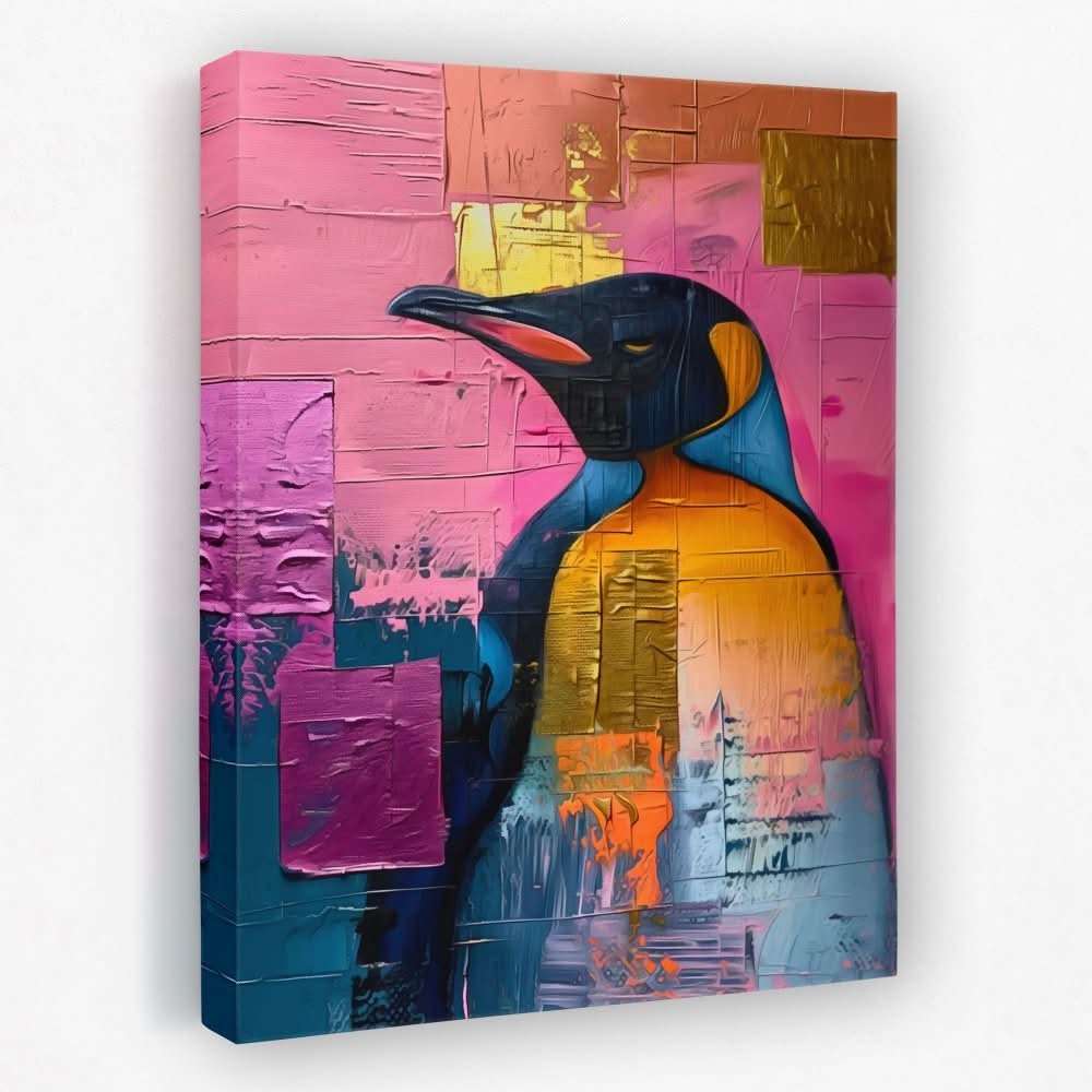 Pristine Penguin - Animals Canvas Wall Art