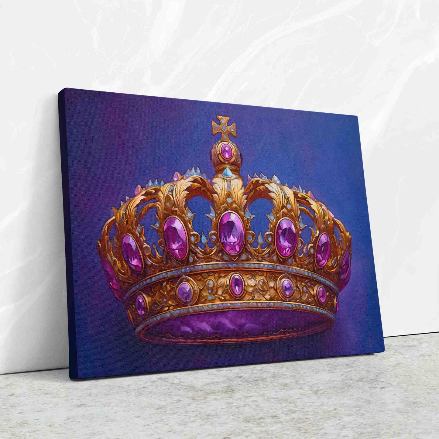 Promise of Royalty - Gold Canvas Wall Art