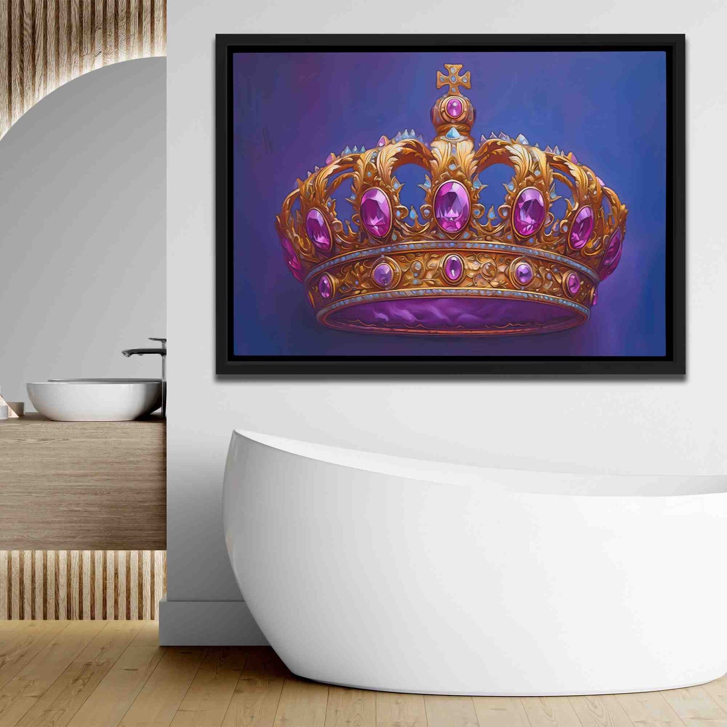 Promise of Royalty - Wall Art in Black Frame