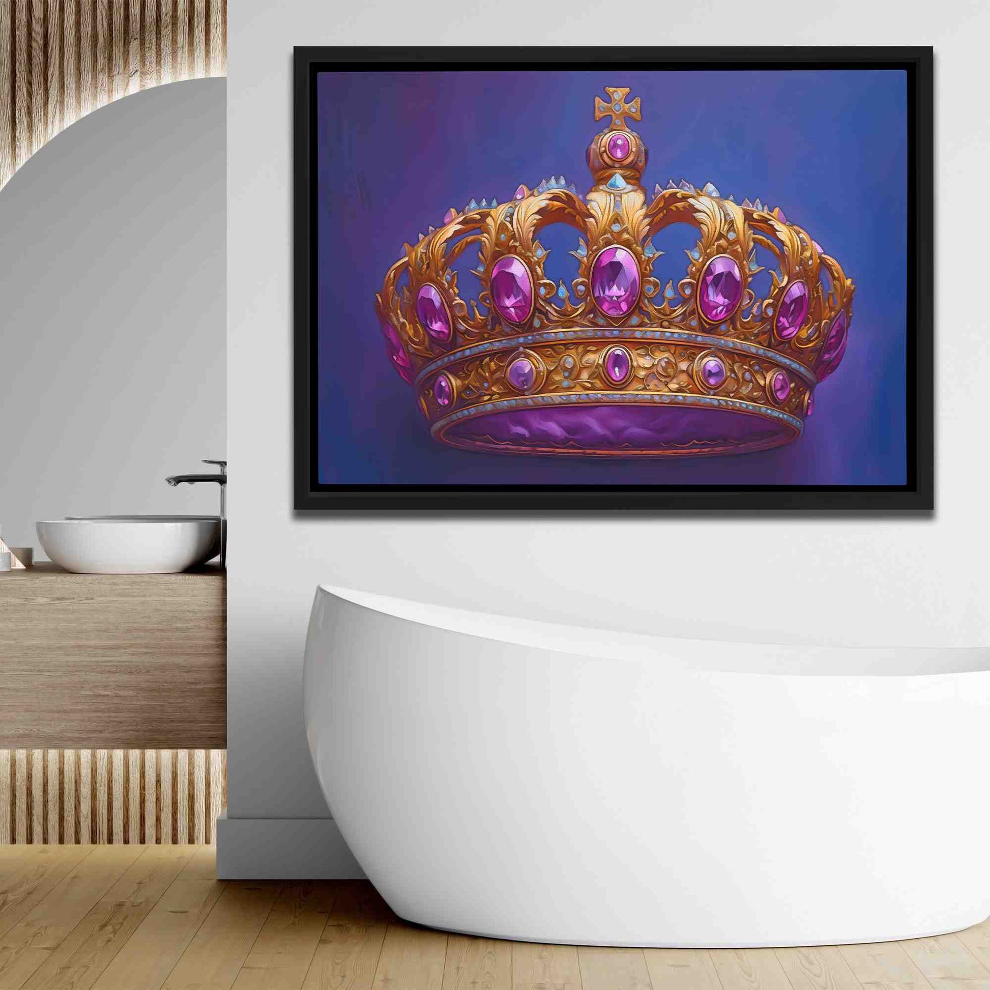 Promise of Royalty - Wall Art in Black Frame
