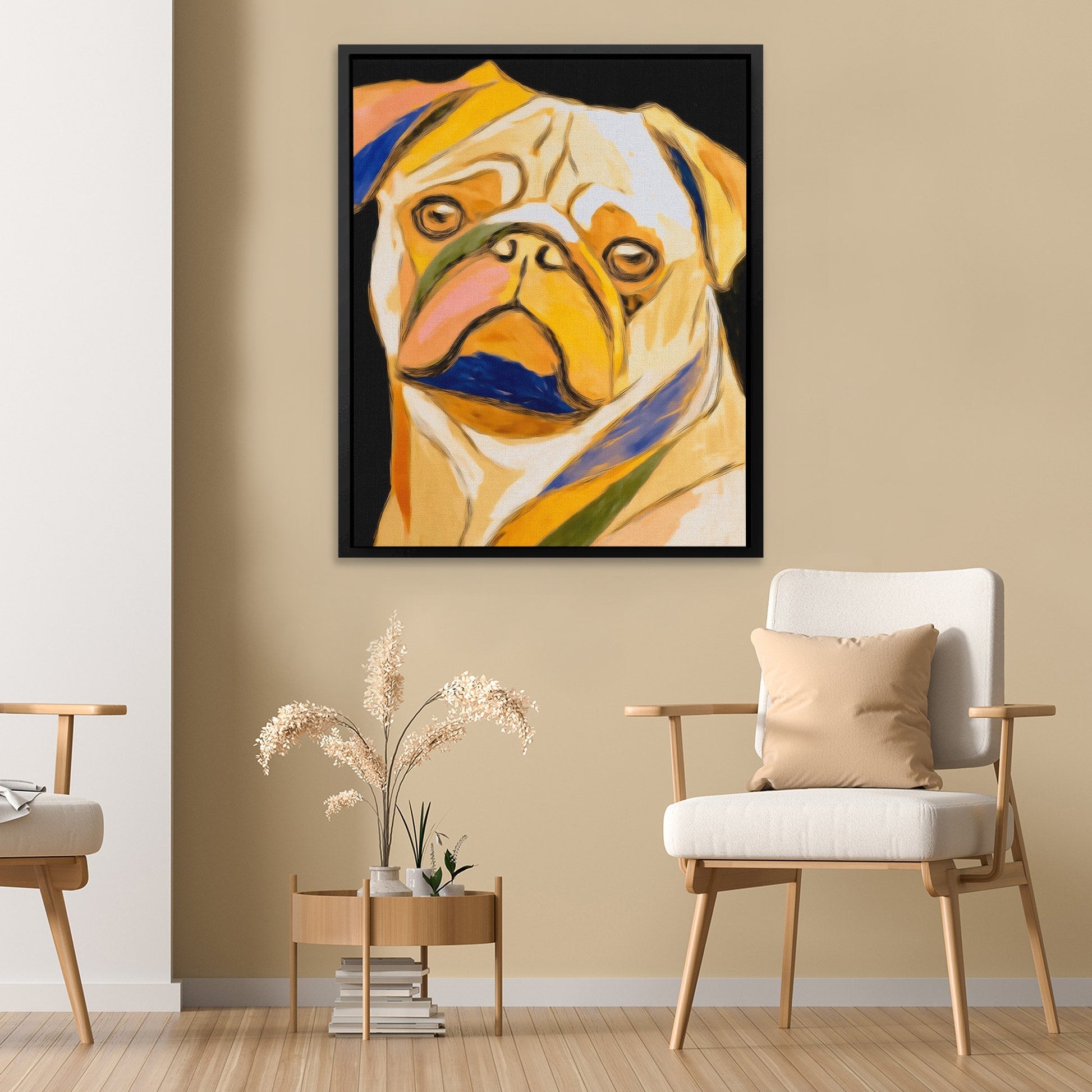 Pugs Gentle Soul - Luxury Wall Art