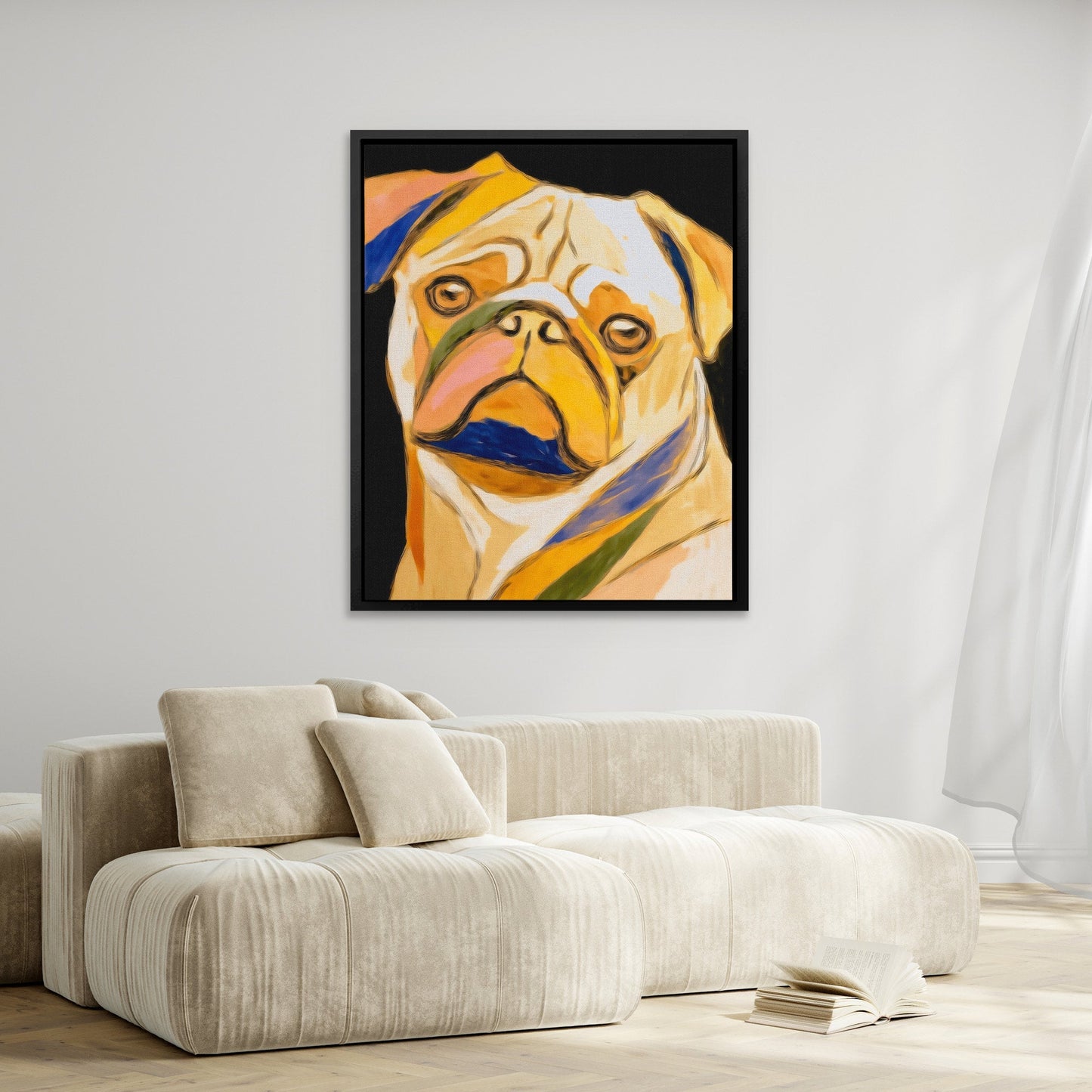 Pugs Gentle Soul - Luxury Wall Art