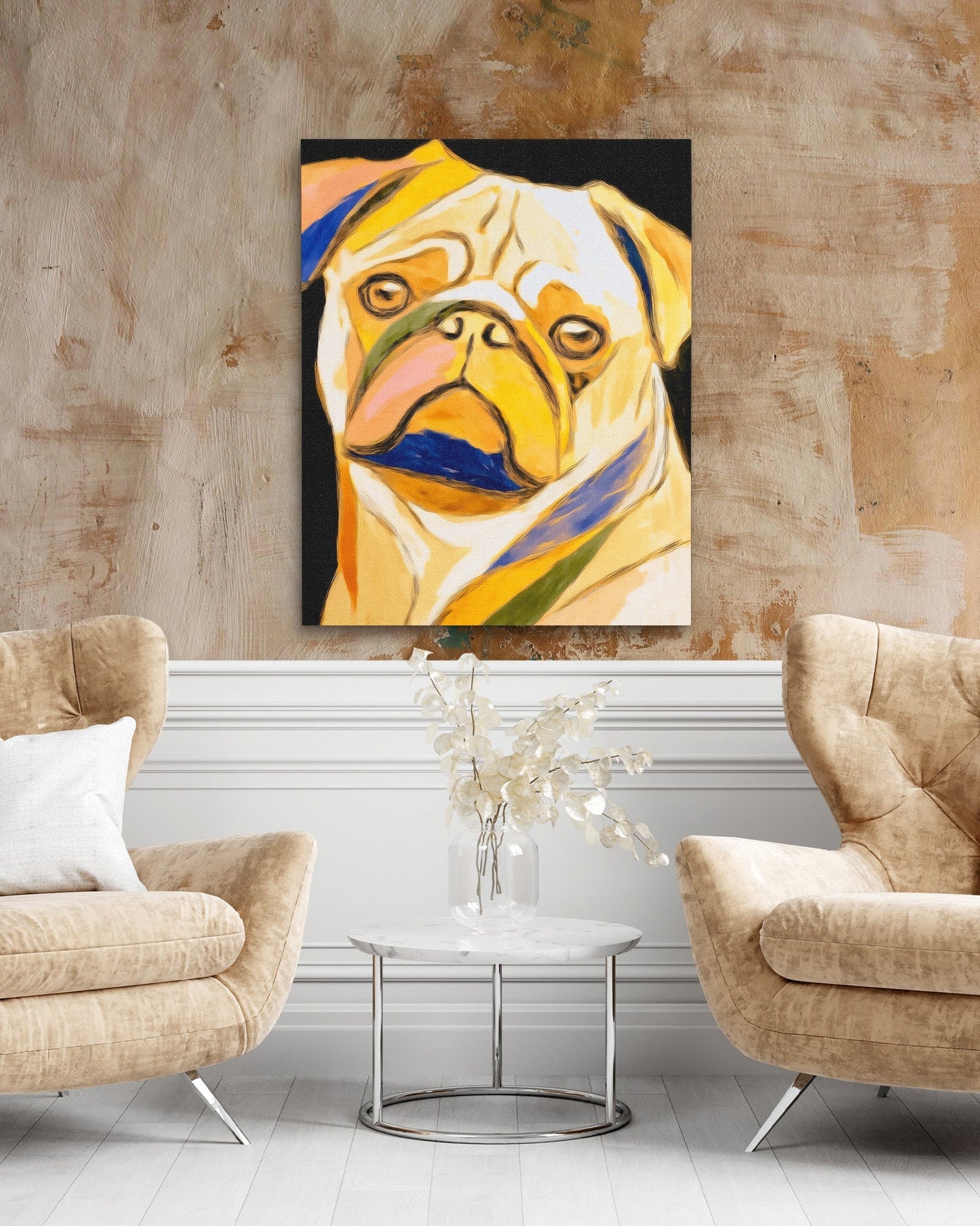 Pugs Gentle Soul - Luxury Wall Art