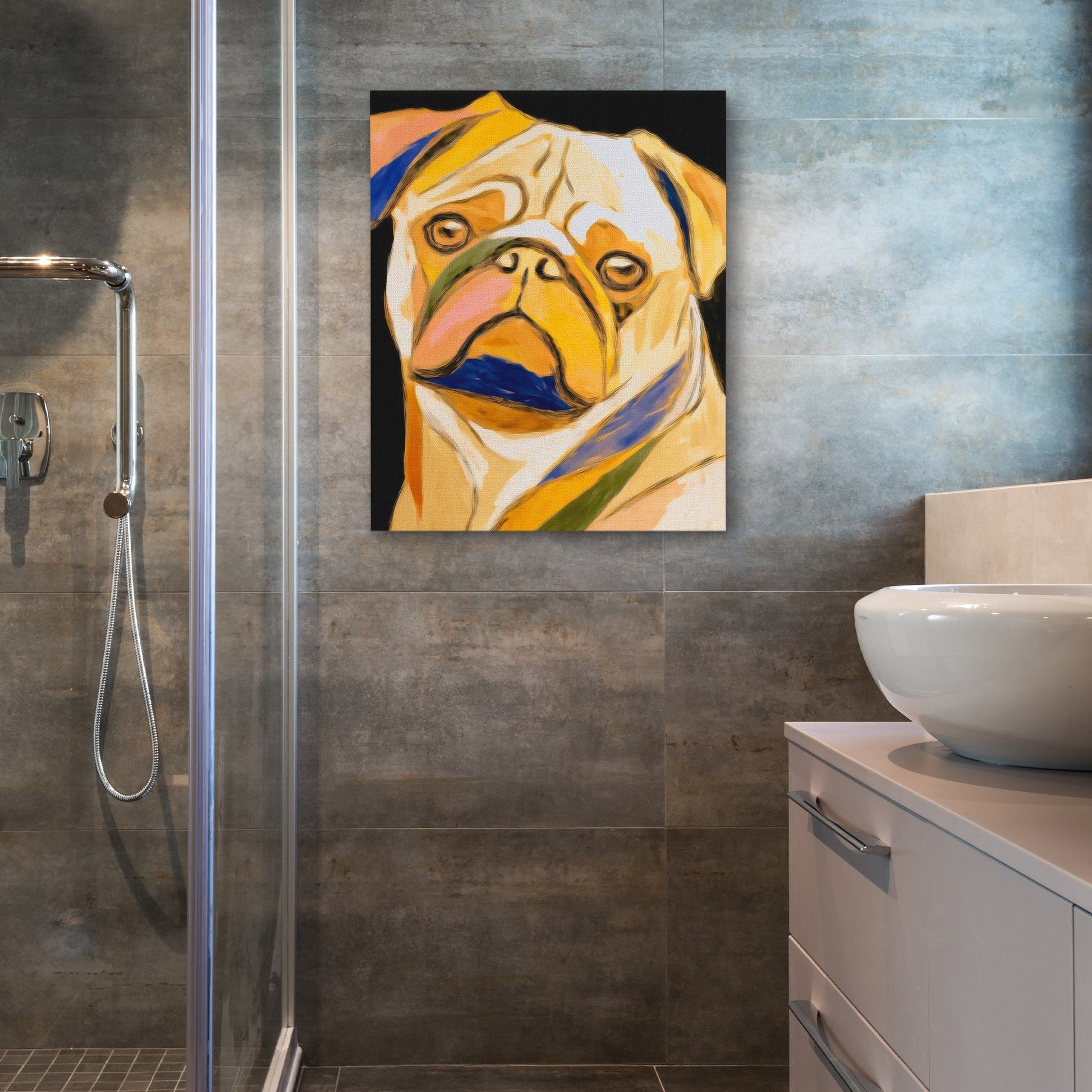 Pugs Gentle Soul - Luxury Wall Art
