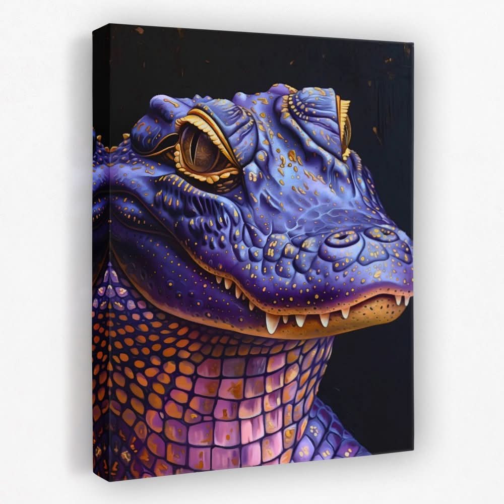 Purple Predator - Animals Canvas Wall Art