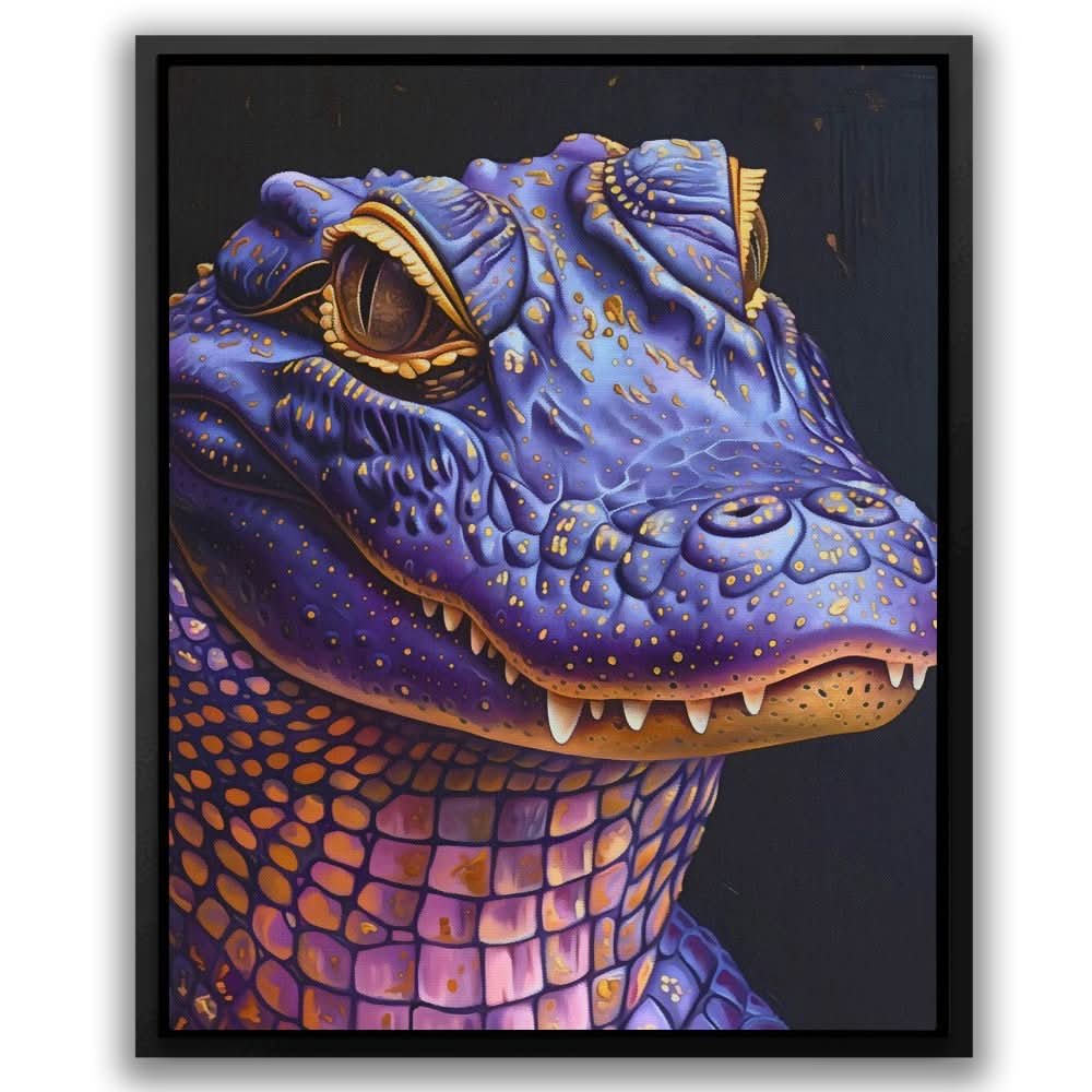 Purple Predator - Gold Wall Art for Lounge