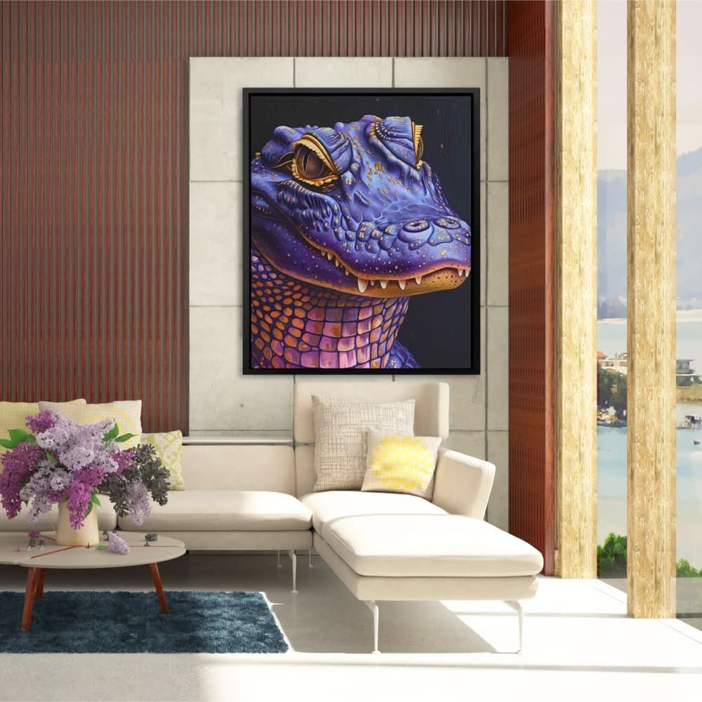 Purple Predator - Animals Art for Lounge