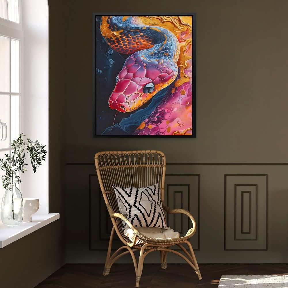 Python Spectrum - Animals Art for Lounge