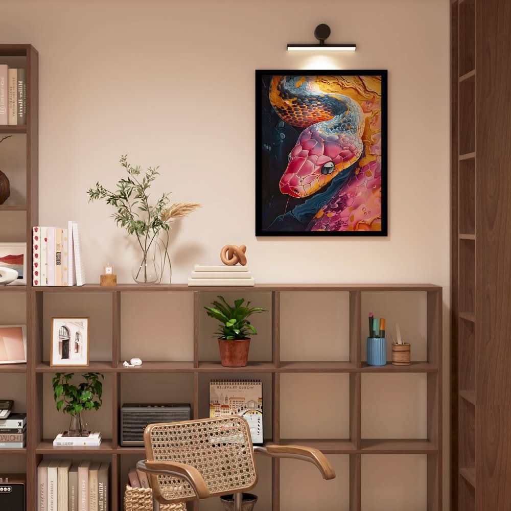 Python Spectrum - Maximalist Colorful Canvas Wall Art
