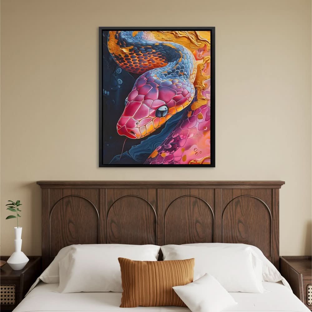 Python Spectrum - Colorful Wall Art for Lounge