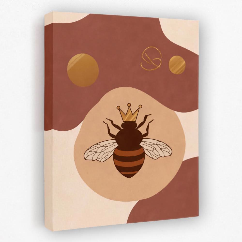 Queen Bee Buzz - Bee Canvas Wall Art