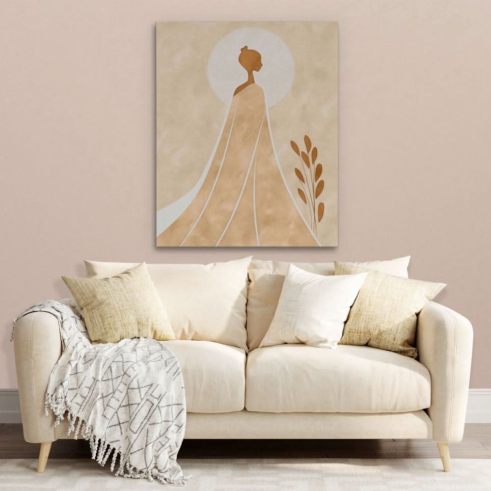 Queen of Highlands - Large Contemporary Canvas Print