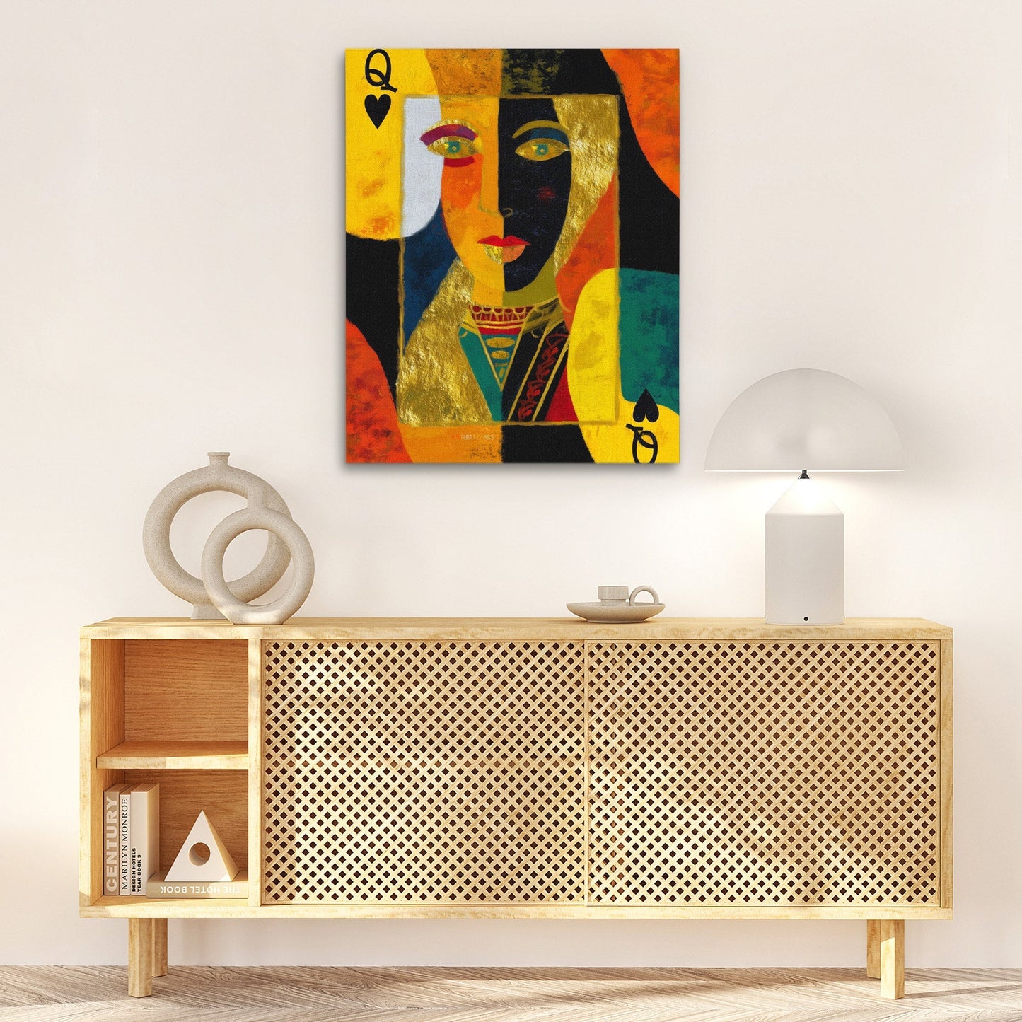 Queen's Spade Fragments - Luxury Wall Art