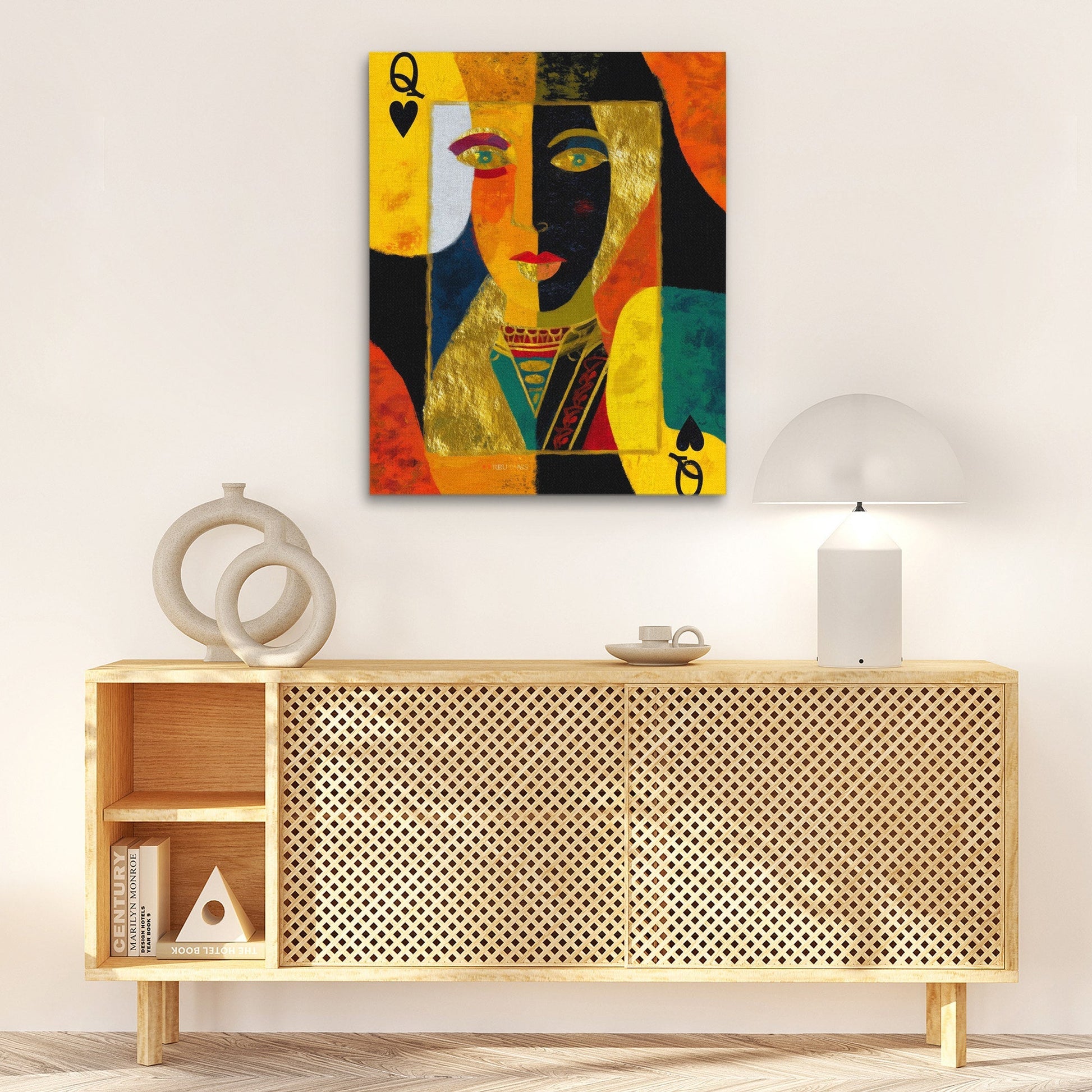 Queen's Spade Fragments - Luxury Wall Art