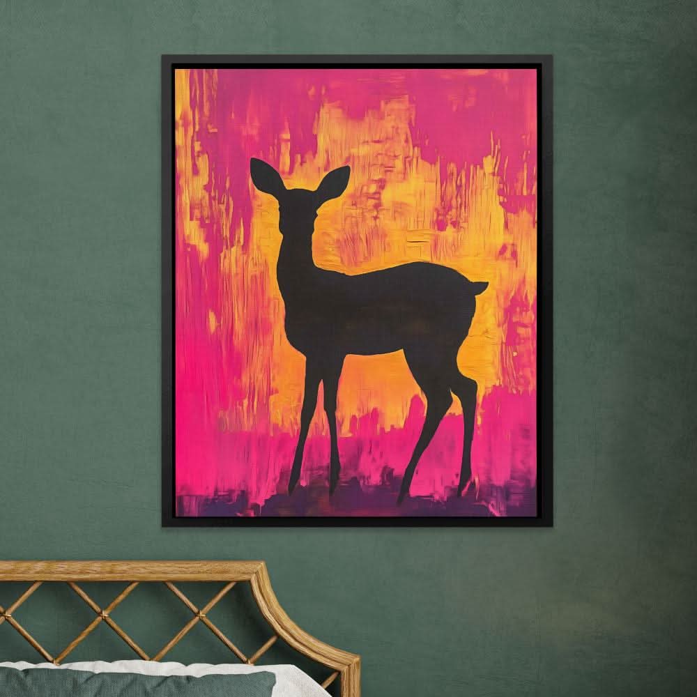 Quiet Meadow Watch - Pink Wall Art for Studio